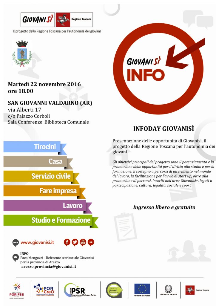 locandina-infoday-giovanisi_-san-giovanni-valdarno-22_11_2016