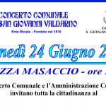 24 GIUGNO  TRADIZIONALE CONCERTO DI SAN GIOVANNI