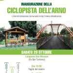 Taglio del nastro per il tratto sangiovannese della Ciclopista dell’Arno