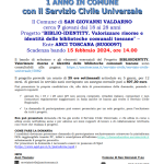 1 ANNO IN COMUNE CON IL SERVIZIO CIVILE UNIVERSALE